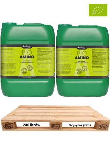 BIO-AMINO ekologiczne aminokwasy roślinne zestaw 240 litrów