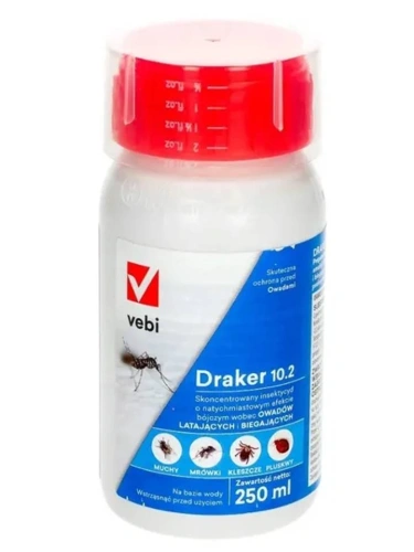 Draker 10.2 250 ml – profesjonalny preparat biobójczy do zwalczania owadów